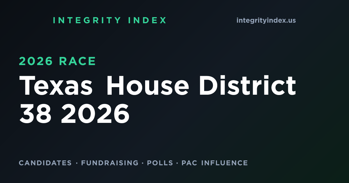 Texas House District 38 2026 — Candidates, Fundraising & Polls